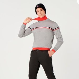 Fusalp Sweater Mens Briey Sweater Silice Size Small - like new!
